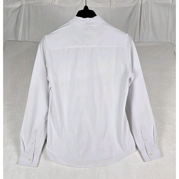 AG Green Label Men’s Oxford Button-Down Shirt White Size M Long Sleeve Casual - Picture 4 of 11